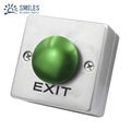 Square Shape Zincy Alloy Mushroom Door Exit Push Button For Access Control Syste