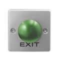 Square Shape Zincy Alloy Mushroom Door Exit Push Button For Access Control Syste