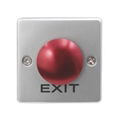 Square Shape Zincy Alloy Mushroom Door Exit Push Button For Access Control Syste