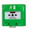 Reset Emergency Door Release Exit Switch Call Point Dual LED with Plastic Cover 3