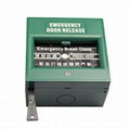  Glass Press Break Green Exit Emergency Door Release Switch For Fire Alarm 