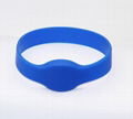 Waterproof 125KHZ RFID EM Silicon Wristbands For Access control 