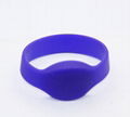 Waterproof 125KHZ RFID EM Silicon Wristbands For Access control 