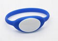  125KHz/13.56MHZ Proximity RFID Bracelets / Silicone Wristband