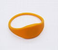 Silicone Soft RFID Bracelet/TK4100 Wristband For Access Control/GYM 