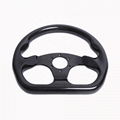 Universal Parts Flat Type Carbon Fiber Steering Wheel For Cars