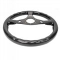 High Quality 320MM Universal Racing Car Carbon Fiber Steering Wheel 2