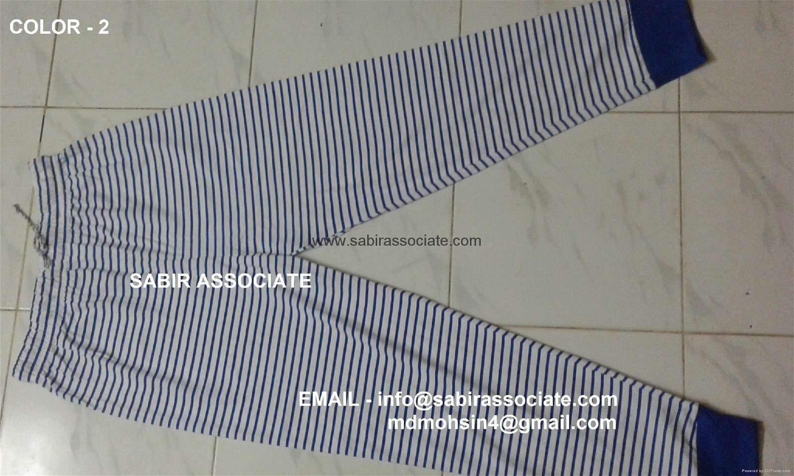 Ladies Trousers Pajama Strip Color Factory price 2