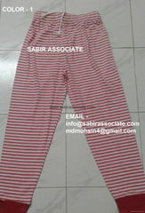 Ladies Trousers Pajama Strip Color Factory price