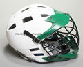 Cascade Lacrosse Green and White Protective Helmet Black 3