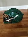 Used Green Cascade CPX-R Lacrosse Helmet With White Chin Strap  2
