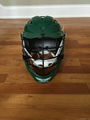 Used Green Cascade CPX-R Lacrosse Helmet With White Chin Strap  3