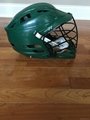 Used Green Cascade CPX-R Lacrosse Helmet With White Chin Strap  4