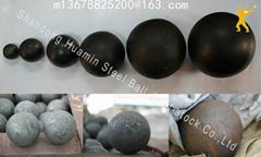 Forged steel grinding media ball