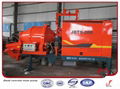 ISO eletric engine small portable trailer concrete mixer pump for sale 2