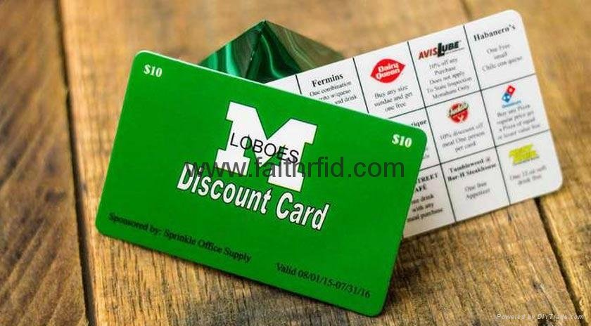 PVC plastic discount cards 2