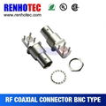 High quality insulated bnc connector video audio rf adapter  1