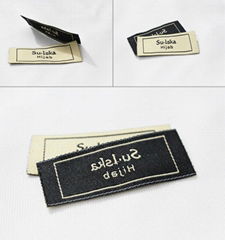 Custom woven label for clothing