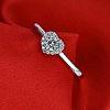 ＮＥＦＦＬＹ18K diamond rings, heart-shaped wedding ring