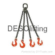 High Quality G80 Type Alloy Steel Adjustable Chain Slings 2