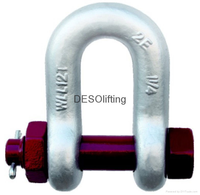 Bolt type anchor shackle 2