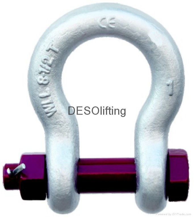 Bolt type anchor shackle 3