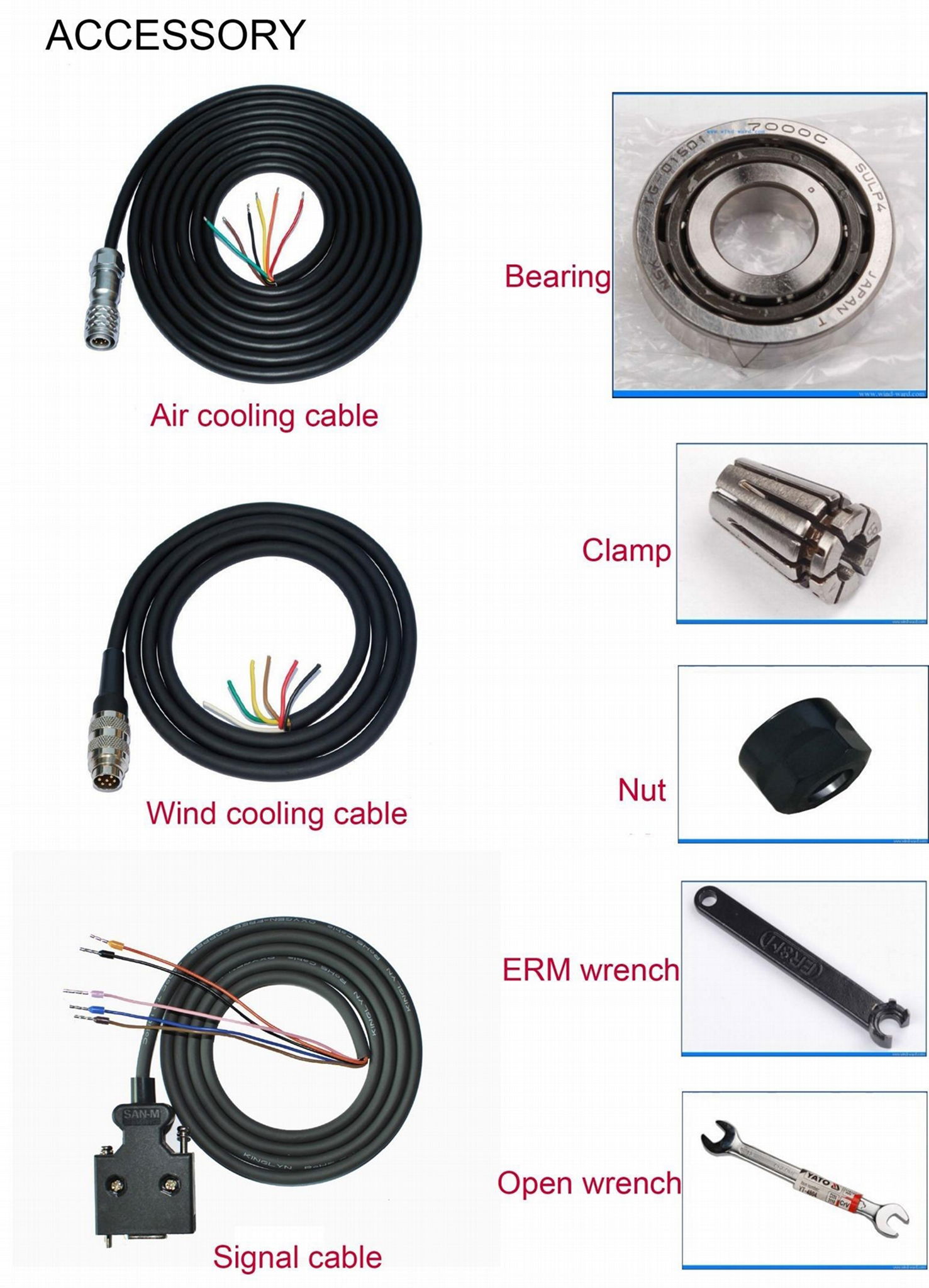 200w aircooled spindle metal spindles pcb spindle collet dental lathe spindle 4