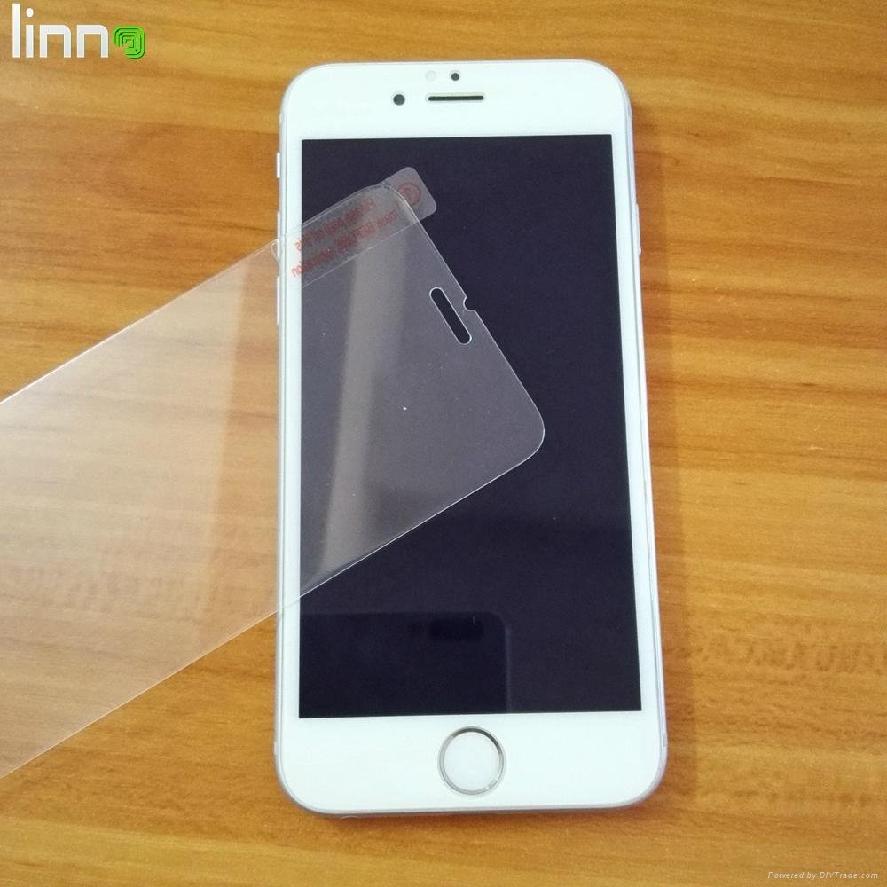 Anti Scratch 9Hhardness 2.5D 0.3mm Tempered Glass screen protector for iPhone 6  4