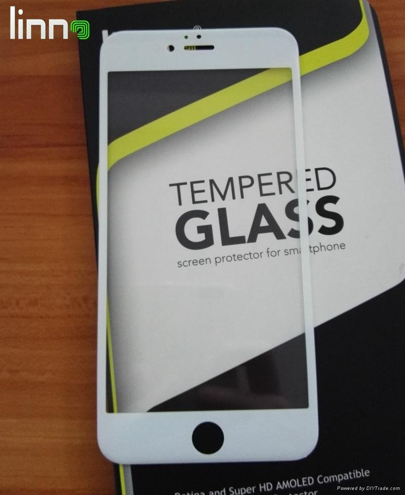 3d full cover  carbon fiber protective film screen protector for iphone 6 4