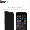 2.5d full cover privacy tempered glass screen protector glass film for iphone 6