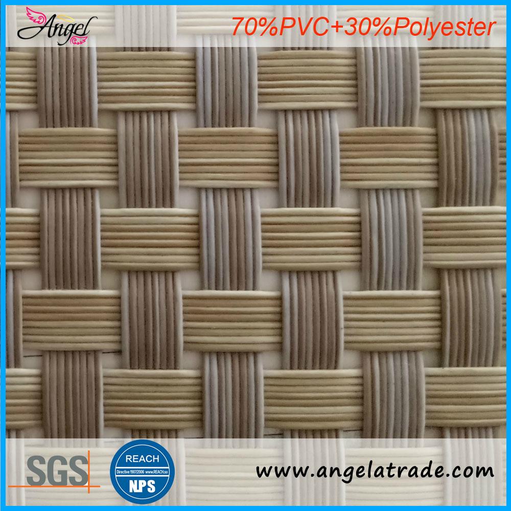 sample available Mesh for chair fabric woven stripes polyester pvc fabric vinyl