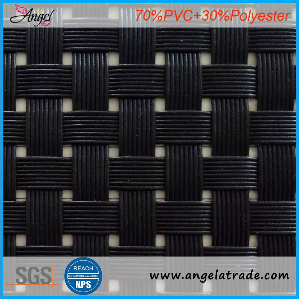 sample available Mesh for chair fabric woven stripes polyester pvc fabric vinyl  3