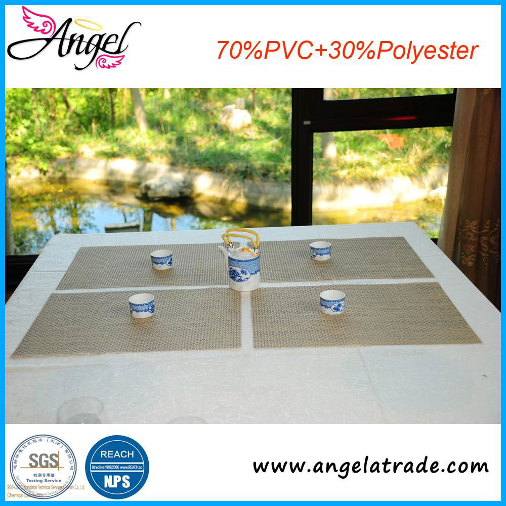 hot food woven placemats heat resistant watreproof woven table mat