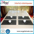 Promotion Strip Eco-friendly 45x30cm kitchen mat PVC table mat hotel placemat