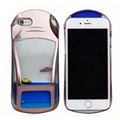 Liquid Mobile phone case for iPhone5/ 6/6 plus in car shape in 3 colors 1