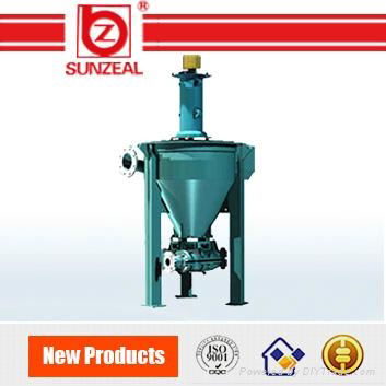 Heavy duty wear resistant vertical froth pump