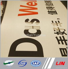 Custom Advertising Chrome Logo Signs Car