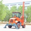 Hot sale 2.5ton telehandler TL2500 4WD farms tractor with front loader 3