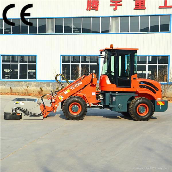 China multifunctional front end wheel loader TL1500 for sale 4
