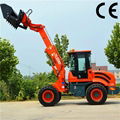 Cheap agricultural machine small wheel tracor loader TL2500 telehandler for sale 5