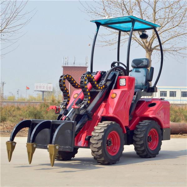 Compact construction farm mini loader wheel loader DY620 for sale 2