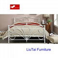 Metal double bed for sale