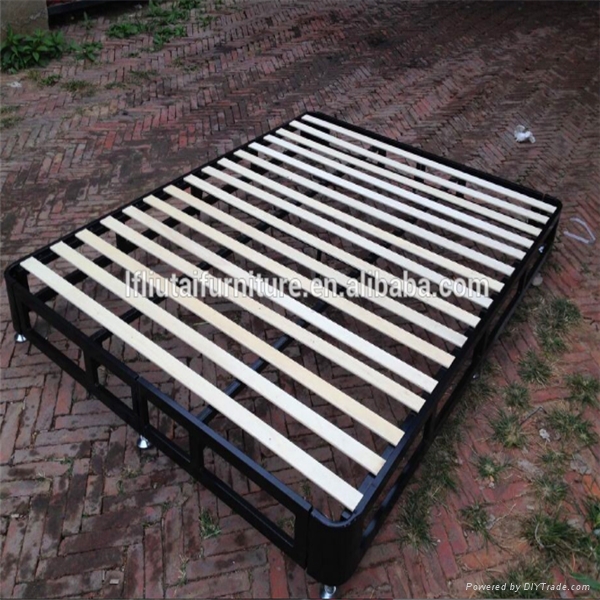 double size cheap metal bed frame MB12 liutai (China Manufacturer