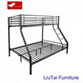 Know down metal bunk beds 1