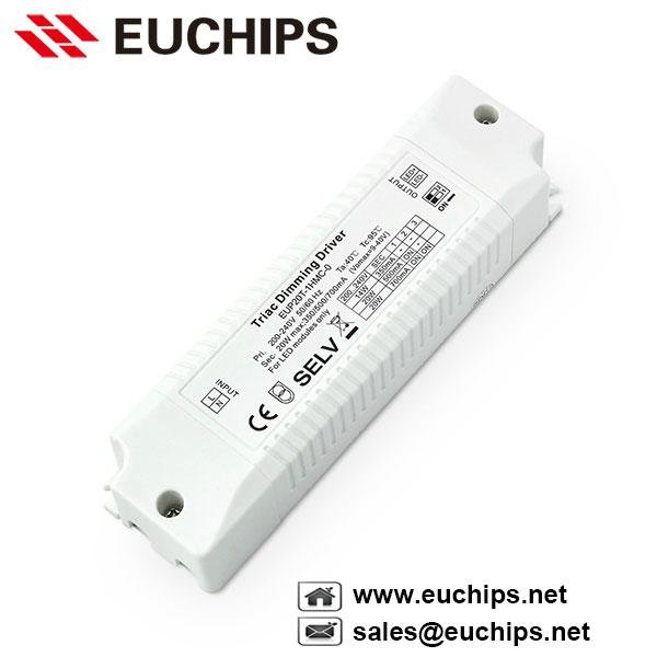 350/500/700mA 20W 1 channel triac constant current  led dimmable driver 