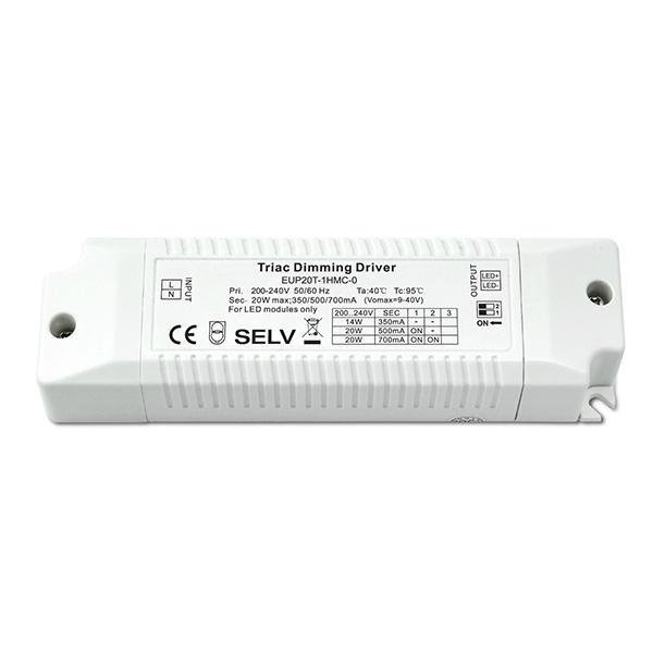 350/500/700mA 20W 1 channel triac constant current  led dimmable driver  4