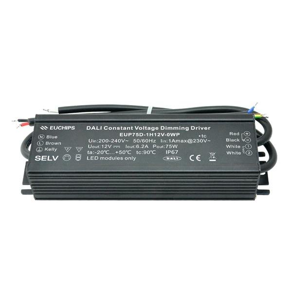 200-240VAC 75W 1 channel dali constant voltage led dimmable driver  3