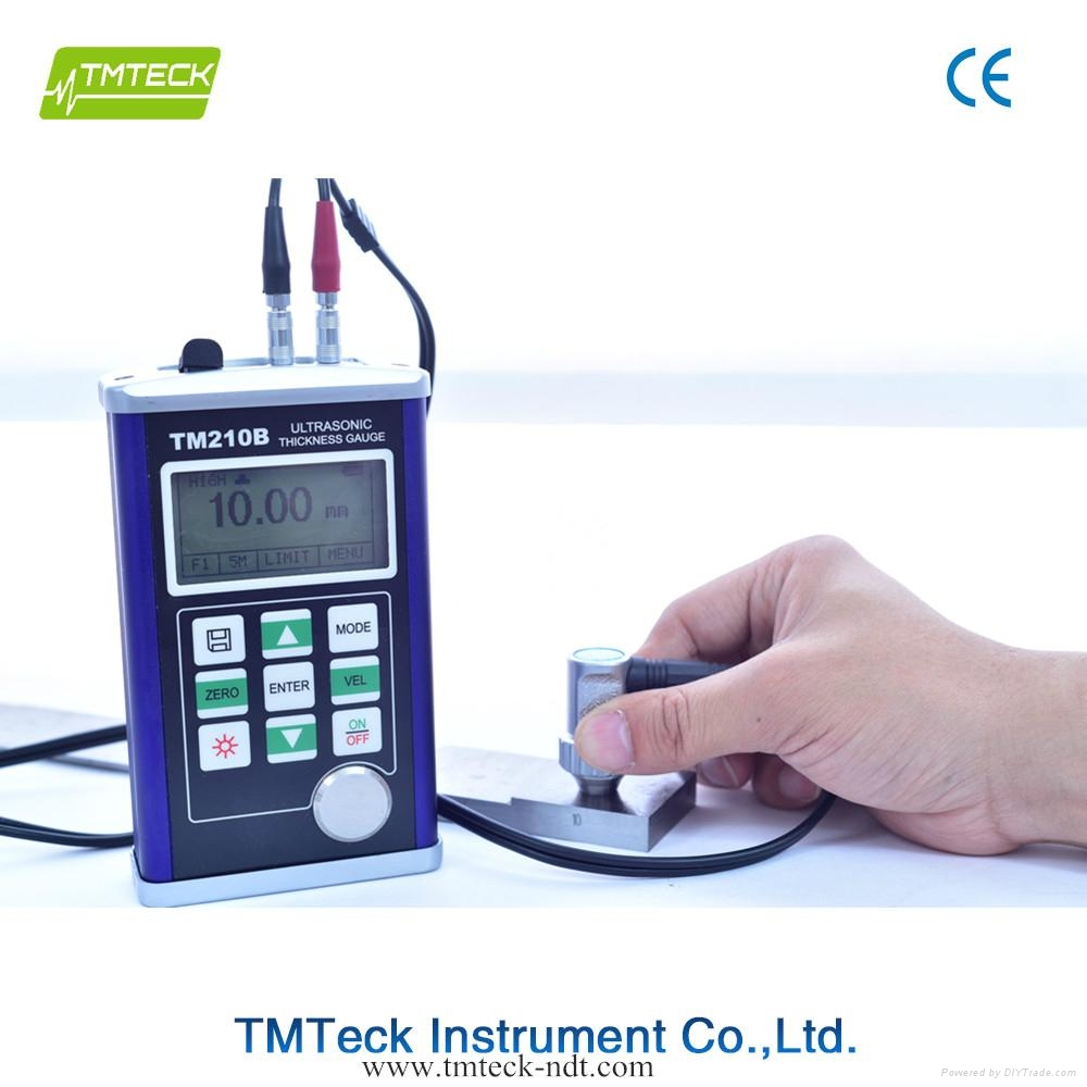 Portable Ultrasonic thickness gauge TM210B TMTeck (China Manufacturer