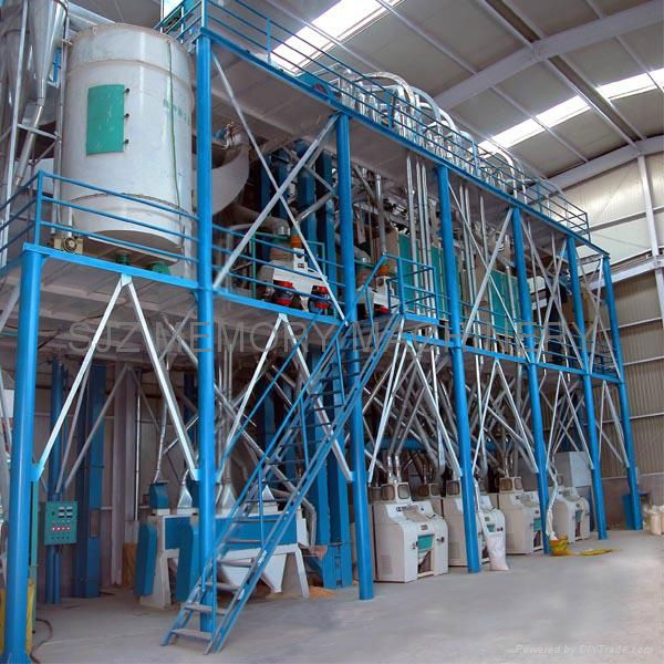 50mt per day wheat flour processing plant