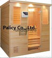 Traditional finland pine luxury Indoor mini portable dry sauna room